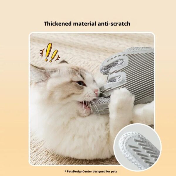 GroomDuo 2-in-1 Grooming Gloves & Brush Set — For Cats & Dogs That Hate Brushes