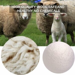 CloudDry Wool Dryer Balls (6-Pack) — Softer Laundry, Zero Chemicals