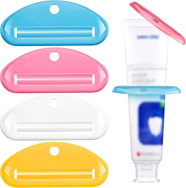 1905485c-c087-4d72-b02a-b7d7d1b3fc84.jpg NeatSqueeze Toothpaste Squeezers (4-Pack) — Every Last Drop, Zero Mess