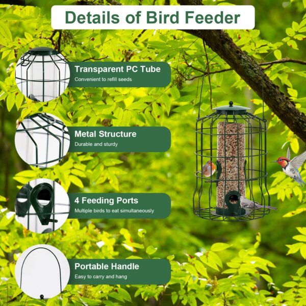 504bbba7-b1e4-4183-a614-d0f633c78785.jpg FortFeeder Squirrel-Proof Bird Feeder — Chew-Proof & Weatherproof