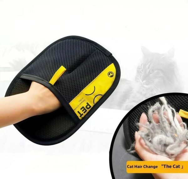 Fur-Away Grooming Glove — Removes Loose Hair While You Pet Them