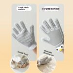 GroomDuo 2-in-1 Grooming Gloves & Brush Set — For Cats & Dogs That Hate Brushes