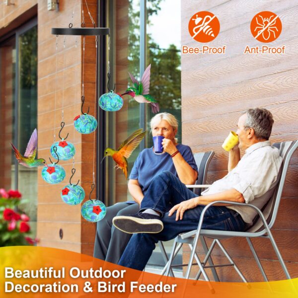 HummerBell Wind Chime Hummingbird Feeder — Ant & Bee Proof