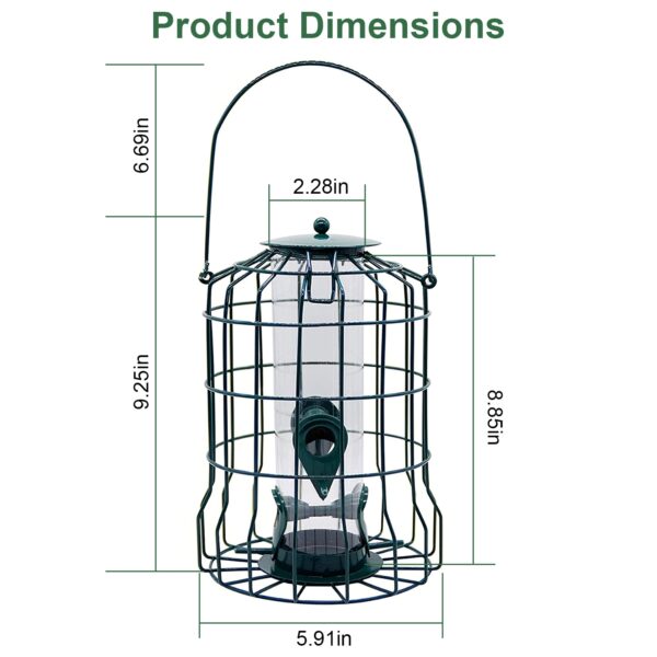FortFeeder Squirrel-Proof Bird Feeder — Chew-Proof & Weatherproof