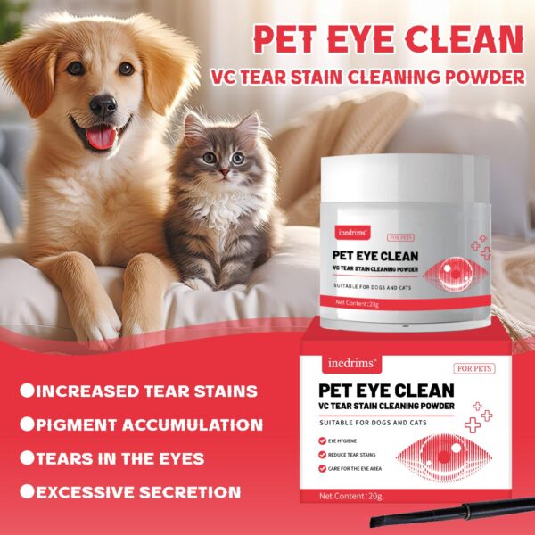 BrightEyes Tear Stain Powder — Gentle Daily Care for Stain-Free Fur