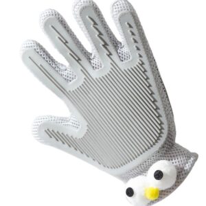 GroomDuo 2-in-1 Grooming Gloves & Brush Set — For Cats & Dogs That Hate Brushes