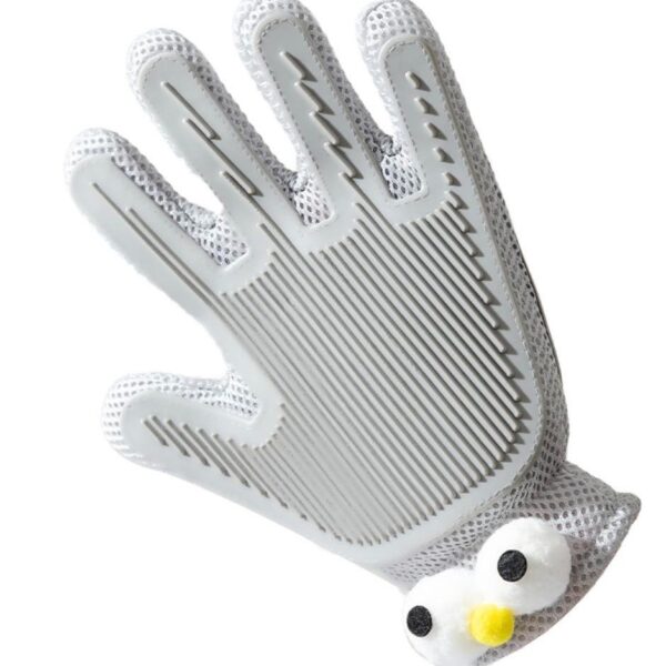 GroomDuo 2-in-1 Grooming Gloves & Brush Set — For Cats & Dogs That Hate Brushes